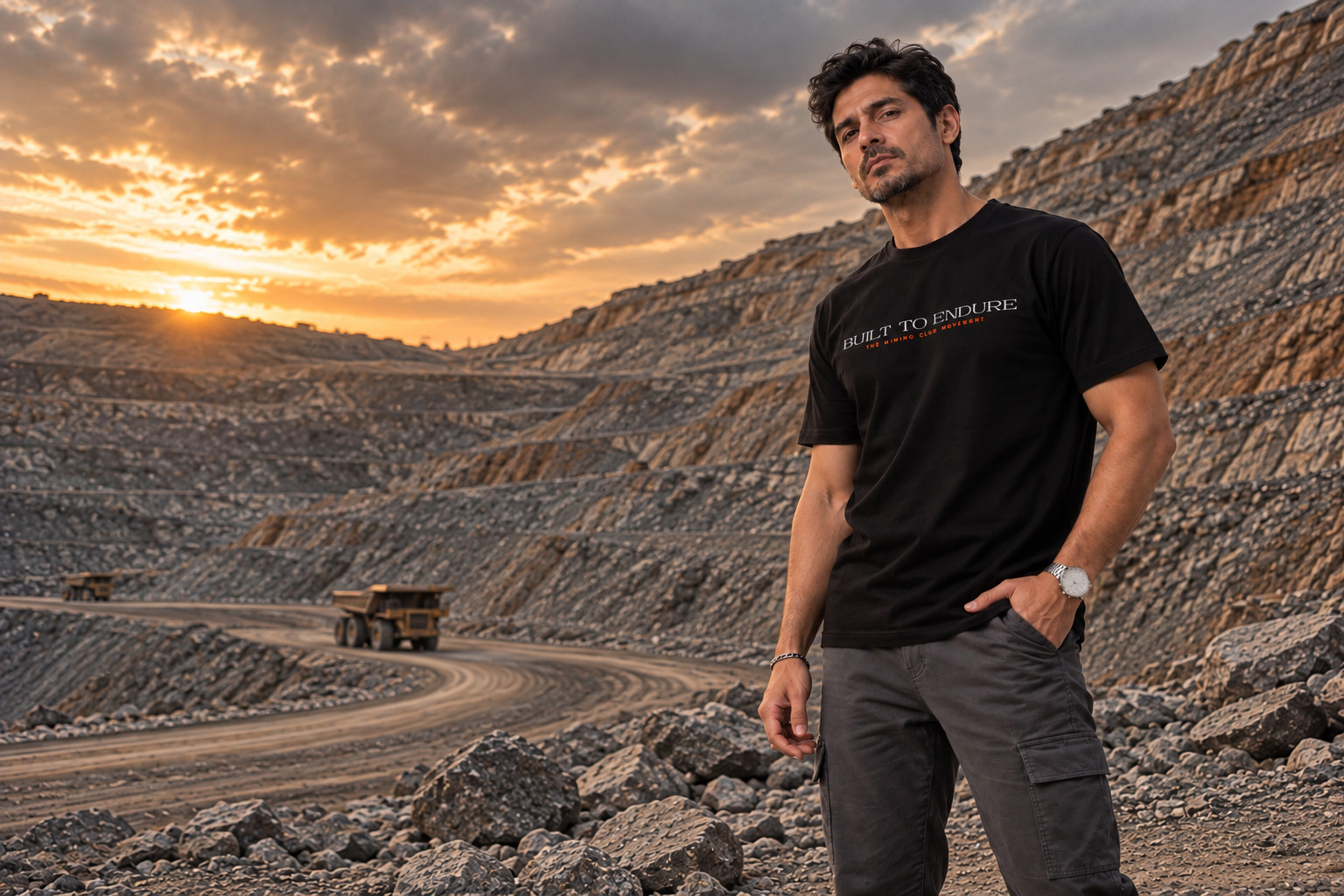 Modelo de The Mining Club en una mina peruana